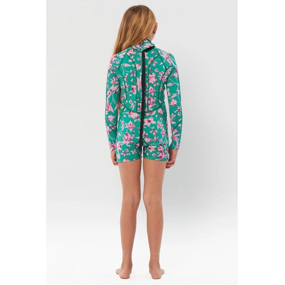 Sisstrevolution Youth 7 seas 2/2 Spring Wet Suit Camp Green NWT - Picture 2 of 10